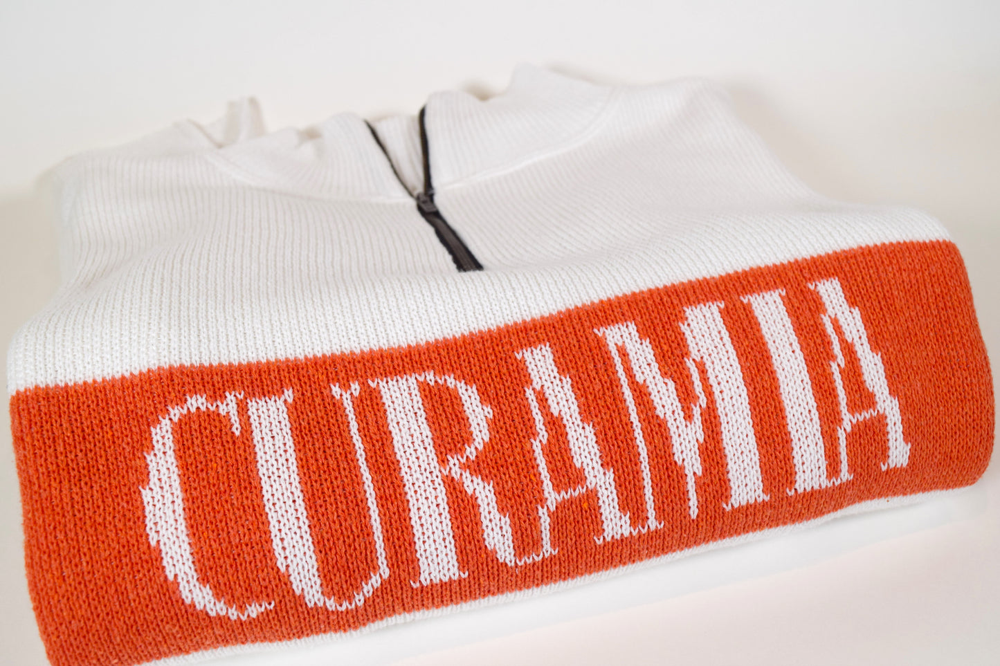Tequila Sunrise Quarter-Zip (White)